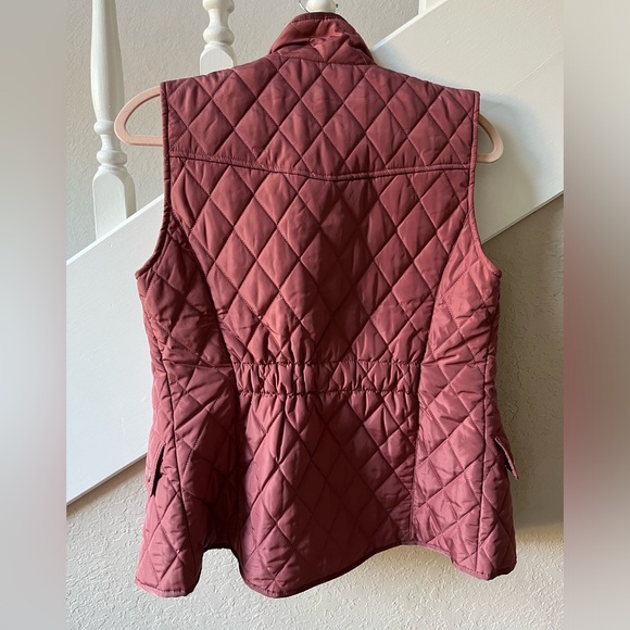 NWOT Cremieux Pink Puffer Vest - Picture 4 of 7